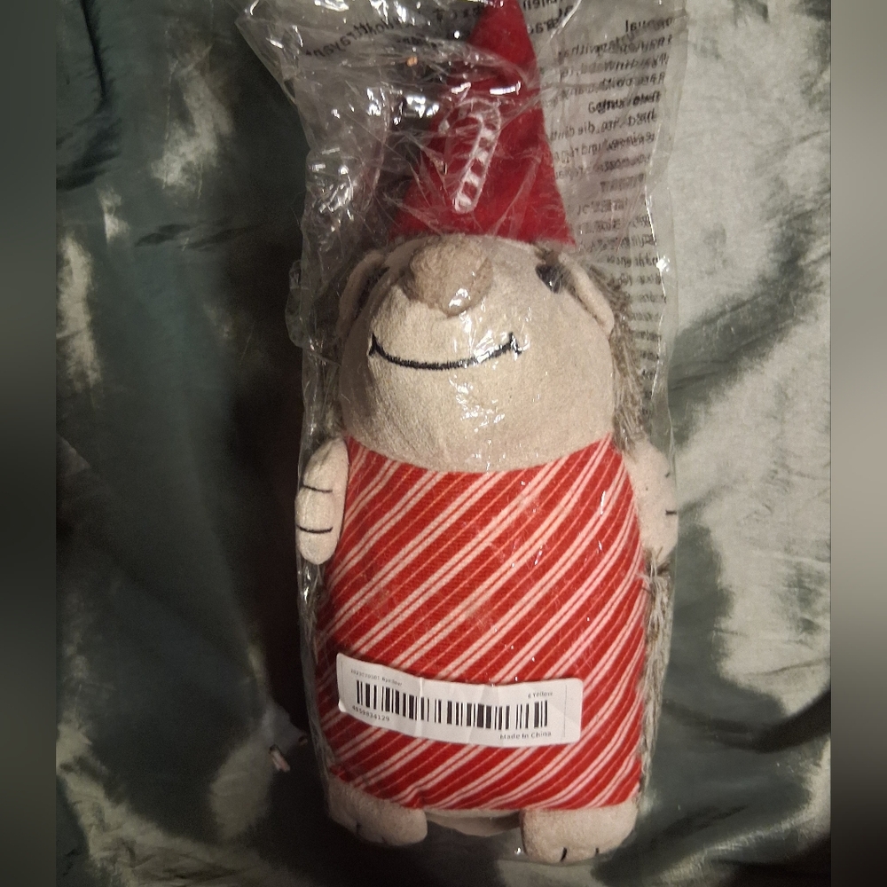 Plush Holiday Gnome Doorstopper